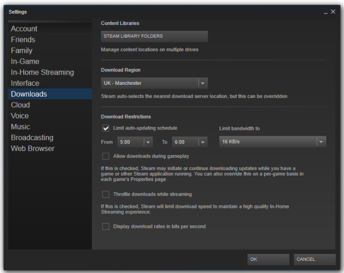 Valve delay steam auto updates preserve bandwidth coronavirus