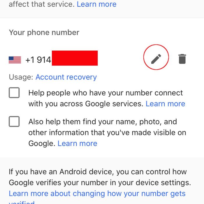 How to change your phone number