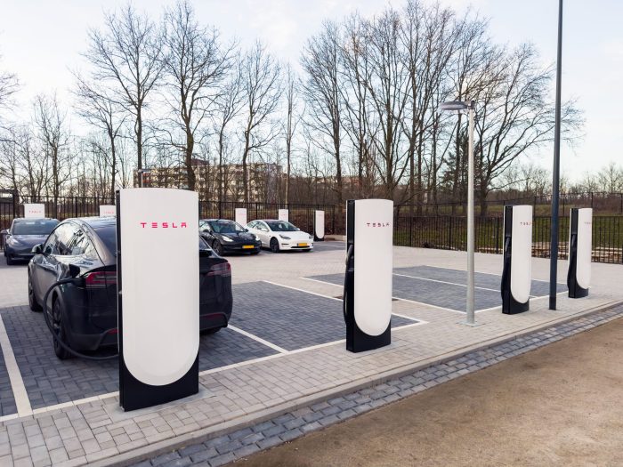Tesla v4 supercharger ev first specs rollout