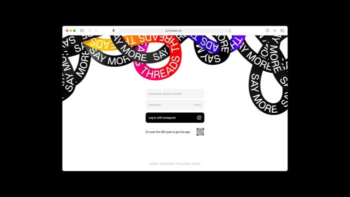 Threads for web rollout