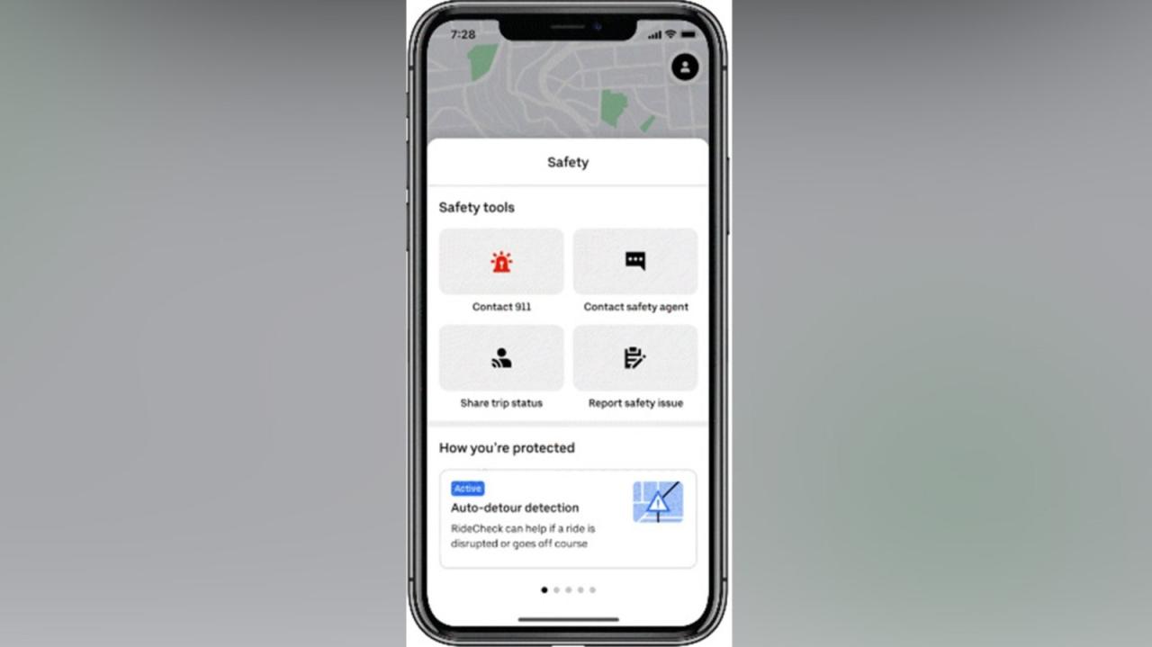 Uber safety tools ridesharing