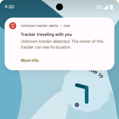 How to scan for unknown trackers that might be following you
