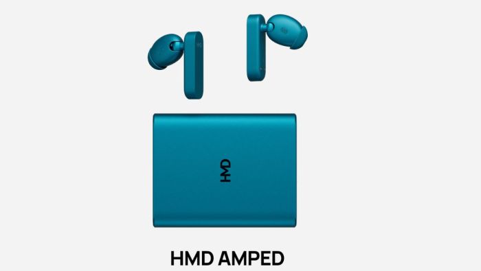 Hmd amped earbuds battery case qi2 charging