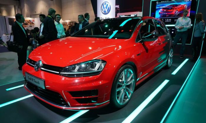 VW Golf R Touch und Connected Golf auf der CES | VW Golf 7 (AU/5G) Golf r touch photos