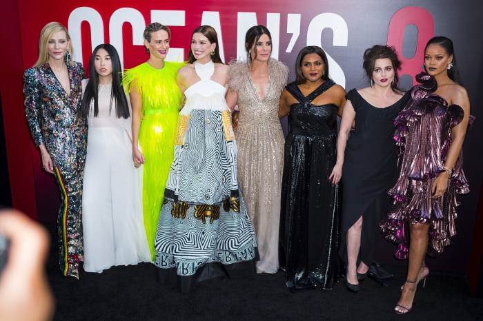 Oceans 8 cast rob met gala sandra bullock