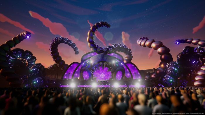 Harmonix fuser music game announce trailer release date xbox ps4 switch