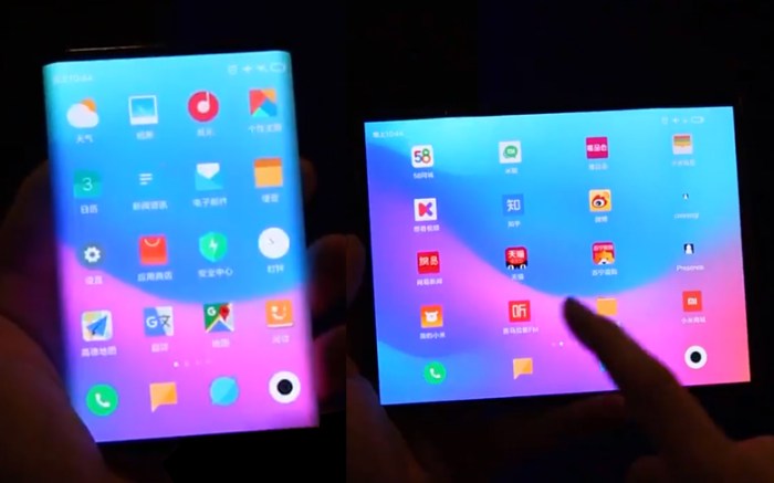 Xiaomi bendable screen phone
