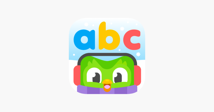 Duolingo abc ios app teach kids read english free download