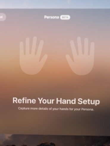 Apple vision pro persona how to