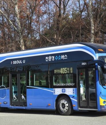 Hyundai electric bus elec city korea range
