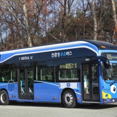 Hyundai electric bus elec city korea range