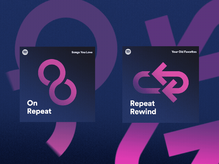 Spotify repeat button song now playing page return back