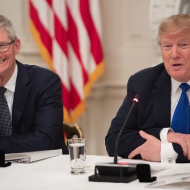 Tim cook trumps executive orders apple