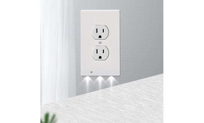 Get a 5 pack of outlet covers with nighttime safety lights for 13