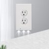 Get a 5 pack of outlet covers with nighttime safety lights for 13