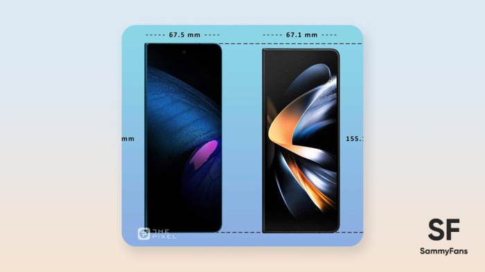 Galaxy z flip 4 vs z fold 4 the differences between samsung foldable phones