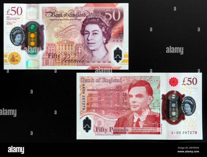 Alan turing 50 pound note design uk revealed