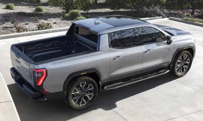 Gmc sierra ev denali electric truck specs price range