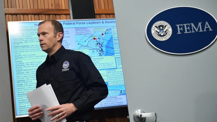Fema website climate change trump