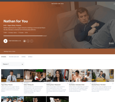 Hulu new website specifically designed computer browsing mouse