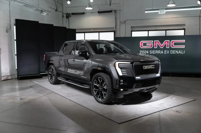 Gmc sierra ev denali electric truck specs price range