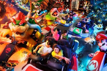 Super nintendo world unveils mario kart ride