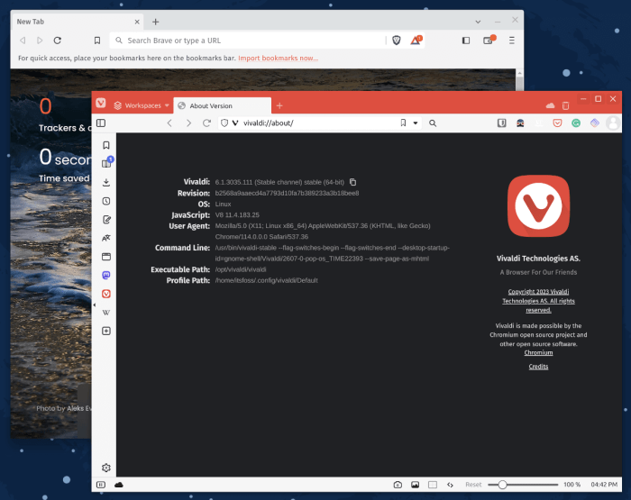 Brave browser choice chrome vivaldi replacement chromium