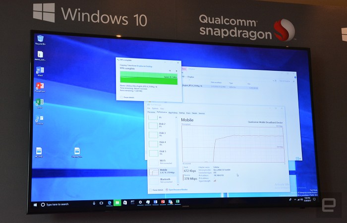 Sprint snapdragon microsoft always connected pcs free lte