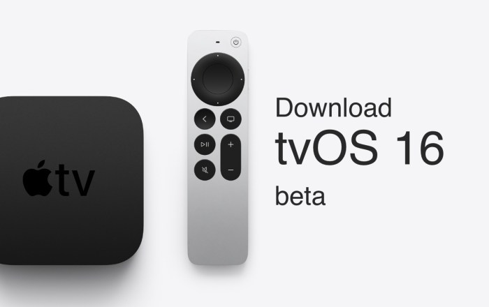 Tvos 16 public beta install apple tv how to