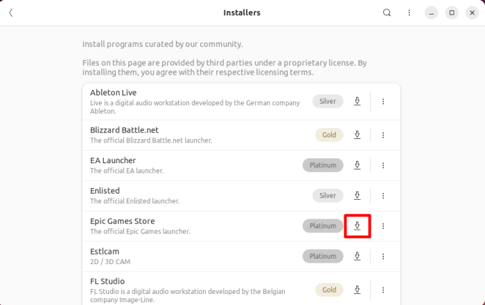 Epic games store now on older games
