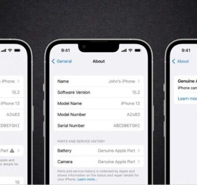 Apple to add iphone parts and service history info with ios 15 2