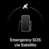 Emergency sos via satellite iphone 14 pro plus max uk france germany ireland